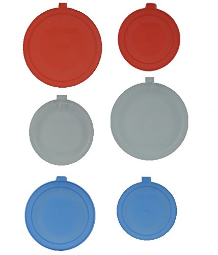 Lot de 6 couvercles pour conserves - boîtes en ...