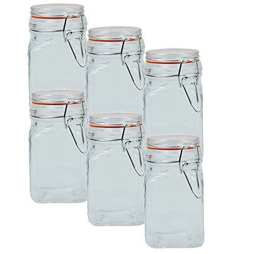 Versandfuxx24-6 simple carrée à épices Verres 2...