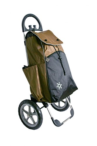Stock-Fachmann Comfort caddie de courses à roulettes marron 4250635722679 (4250635722679)