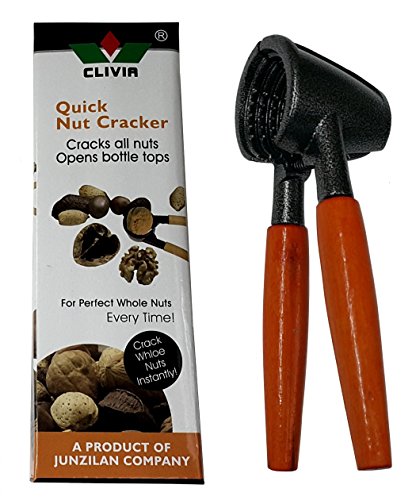 Clivia K151 Casse-noisette professionnel avec manche en bois, casse-noix, pince et ouvre-noix 4250645416926 CLIVIA