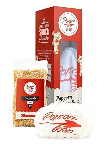 Popcornloop Ensemble de Cinéma maison composé 1x Tube agitateur, 1x Capot remplacement, 1x Premium Popcorn Maïs 500g - Machine à pop corn Fabricant a Nouveauté mondiale - À la à plat préparer 4250649427553 popcornloop Popcornloop Ensemble de Cinéma maison composé 1x Tube agitateur, 1x Capot remplacement, 1x Premium Popcorn Maïs 500g - Machine à pop corn Fabricant a Nouveauté mondiale - À la à plat préparer 4250649427553 popcornloop