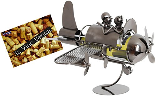 BRUBAKER Porte-bouteille de Vin décoratif - Scu...