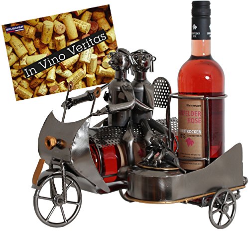 BRUBAKER Porte-bouteille de Vin décoratif - Scu...