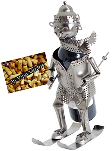 BRUBAKER Porte-bouteille de Vin décoratif - Scu...