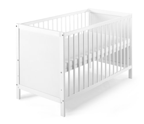 Lit bébé - leo - blanc - 60 x 120 cm