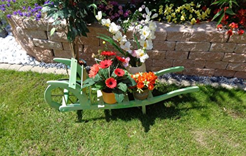 Offene brouette en bois à garnir de chariot de ...