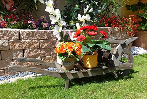 Offene brouette en bois à garnir de chariot de ...