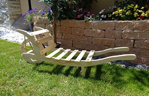 Offene brouette en bois à garnir de chariot de ...