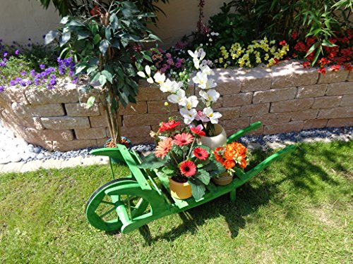 Grande Brouette en bois, décoration de jardin o...