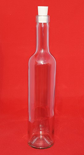 10 x 500 ml bouteilles en verre vides avec de l...