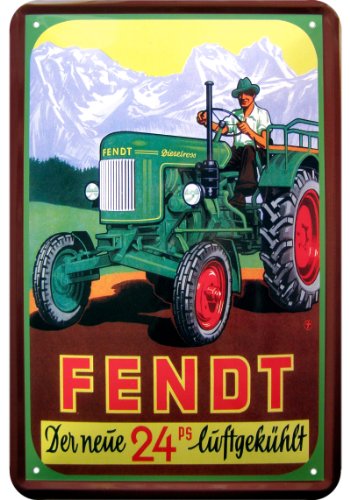 LKW, Bus, Traktor «fendt pS 24 refroidissement par air «tracteur réplique publicitaire métallique code EAN 4250691410022 