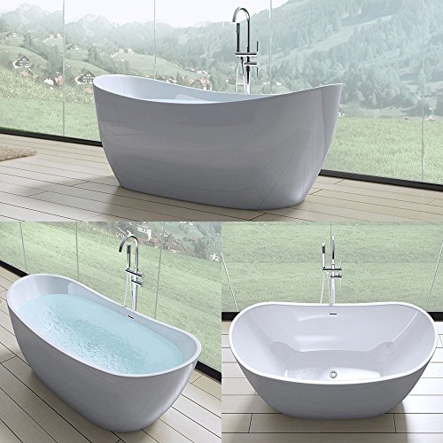 maimai Baignoire dégagée pour salle de bains exclusive avec robinetterie Vincenza502 4250755329192 (4250755329192)