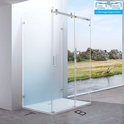 Paroi De Douche Pare-Douche Verre De Sécurité C...