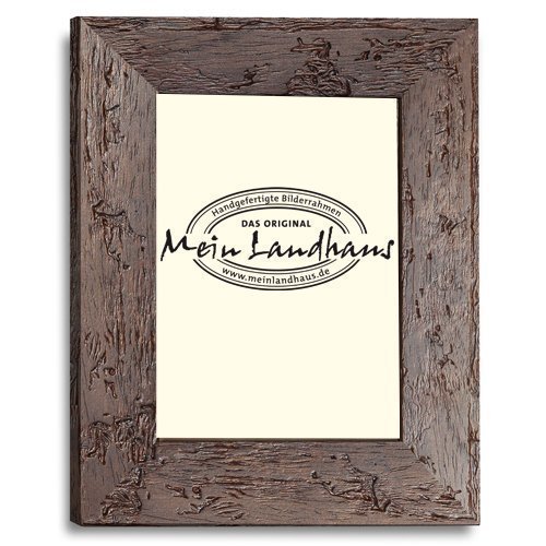 Mein Landhaus Cadre Photo En Bois brun foncé 60x80cm Cadre En Bois Véritable Afrique code EAN 4250772402717 
