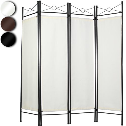 - paravent séparateur de pièce - 4 panneaux bla...