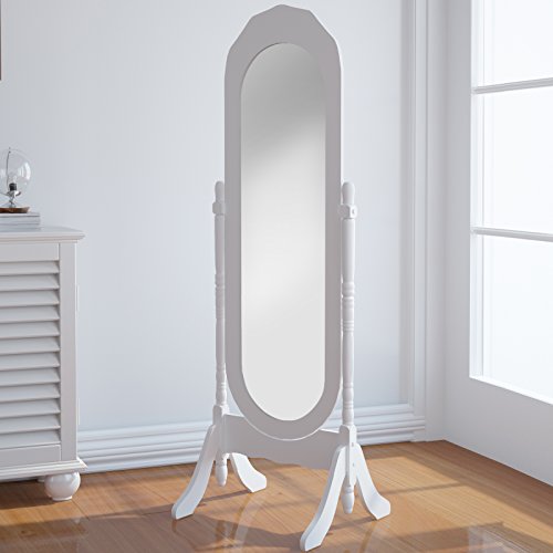 - miroir sur pied inclinable miroir psyché en b...