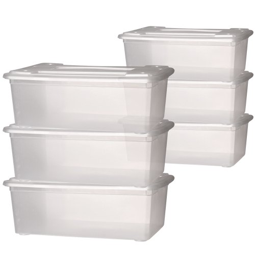 - boîte de rangement plastique transparente ave...