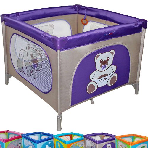 Infanstastic - lit de voyage - parc pliant bébé - surface de couchage env. 92/92 cm - avec sac de transport - motif au choix code EAN 4250787446409 