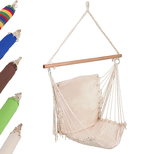 - chaise hamac suspendu - beige - h/l : env. 13...