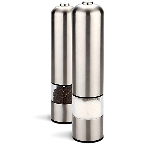 Set de moulins à sel et poivre - électriques - ...