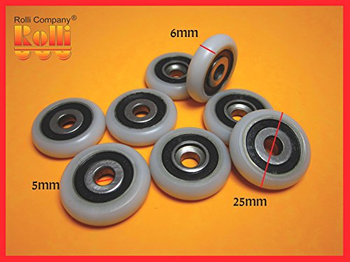 8 Roulettes rouleau roue galet roulette de la p...