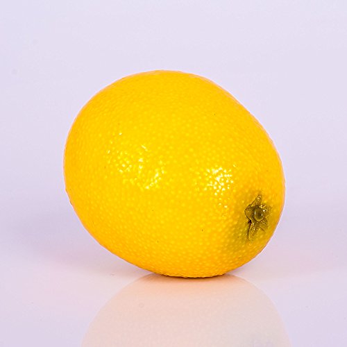 Citron jaune artificiel, 6,5 cm, Ø 5 cm - Faux ...