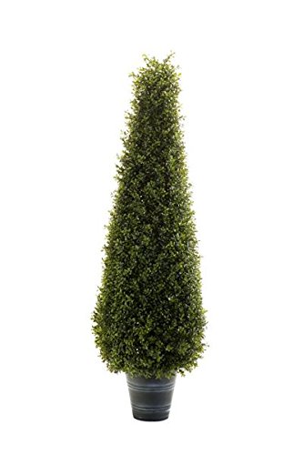 Topiaire artificiel - Buis pyramide TOM en pot,...