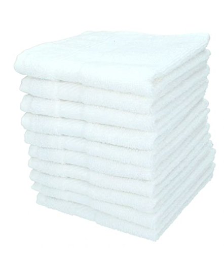 BETZ Betz Lot de 10 serviettes débarbouillettes "Palermo" blanc 30x30 cm code EAN 4250850606181 
