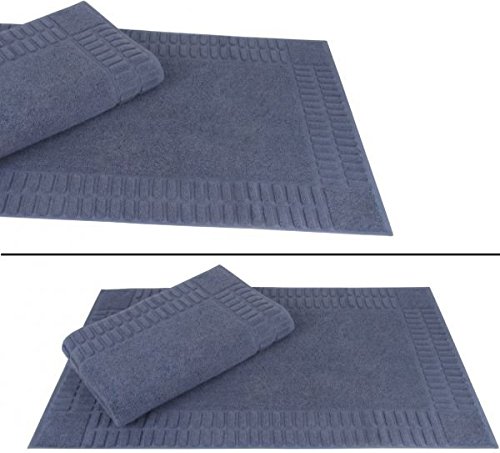 Betz Tapis de bain en tissu éponge taille 50x80...