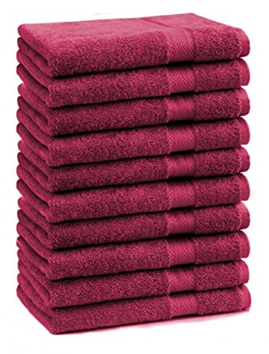 Betz Lot de 10 serviettes débarbouillettes Prem...