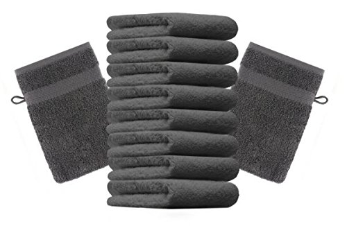 Betz Lot de 10 gants de toilette taille 16x21 c...