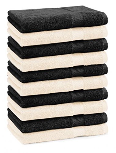 Betz Lot de 10 serviettes d'invité Premium tail...