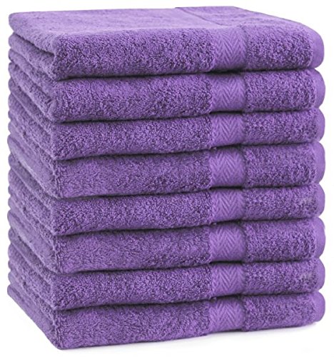 Betz Lot de 8 serviettes taille 50x100 cm 100% ...