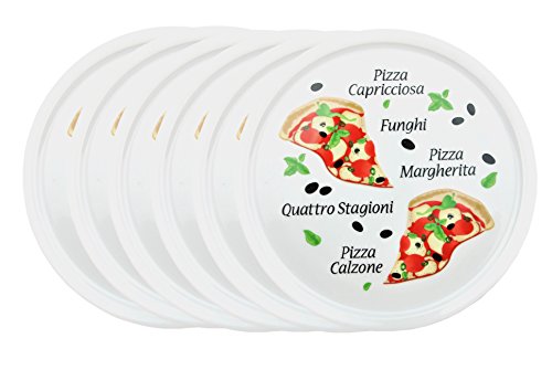 Van Well Margherita Lot de 6 grandes assiettes ...