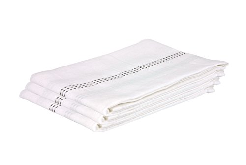 Lot de 3 torchons en coton PASADO (45 x 65 cm) ...