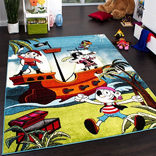 Tapis Chambre D'Enfant Pirate Équipage De Pirat...