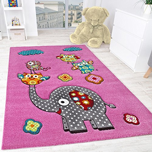 Tapis Chambre d'Enfant Adorable Monde Animal El...
