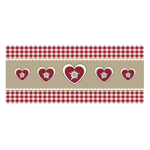 Cuisine coureur Blanc noble 120x50 cm lavable T...