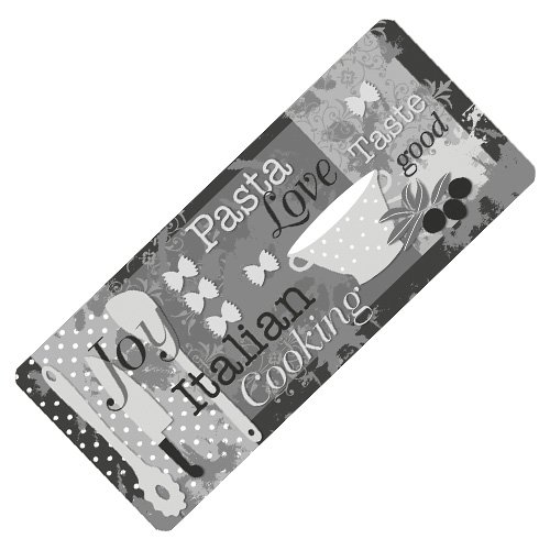 Cuisine coureur 120x50 cm Pâtes Gris Spaghetti ...