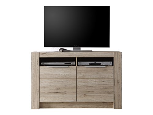 Maisonnerie 1317-866-90 cougar meuble tv armoire chêne de san remo lxhxp 113 x 72 x 40 cm code EAN 4250859470264 