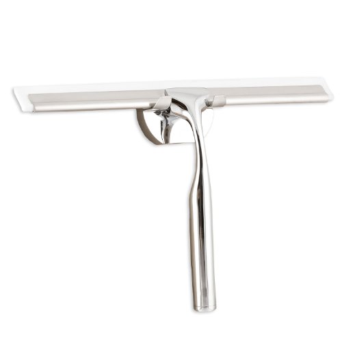 Raclette de douche inox avec suppot mural