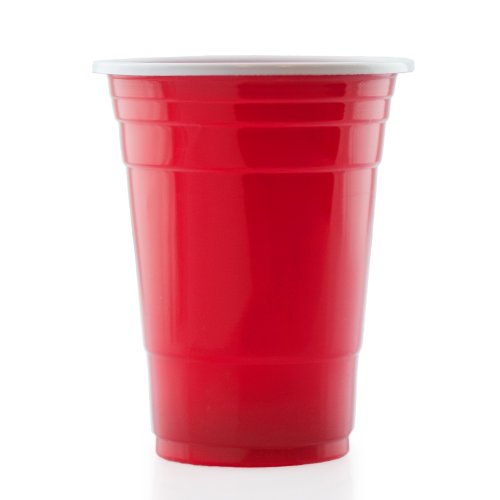 Beer pong gobelets de fête rouge verre de plast...