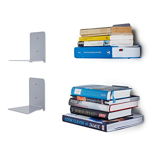Étagère à livres invisible métal kit de quatres...