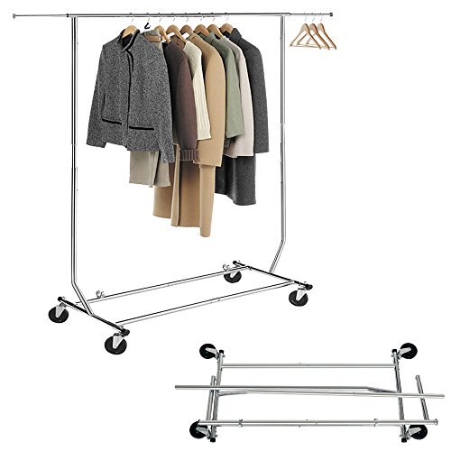 Seelux Portant à vêtements roulante 80kg hauteur et largeur réglables code EAN 4250873707063 