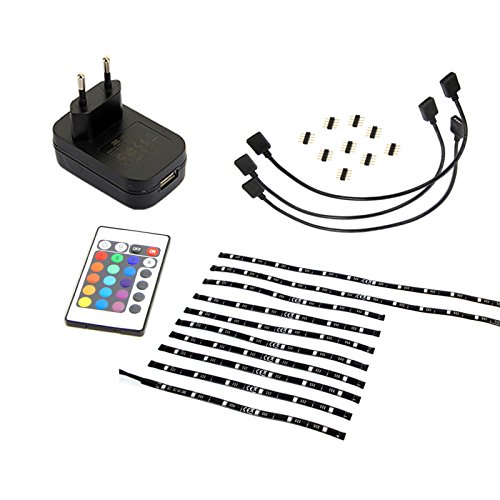 Rétro-éclairage à led pour tv complète set [usb...