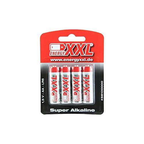 XciteRC energyXXL Pack de 4 piles Super Alcaline type AA 1,5V code EAN 4250880800078 