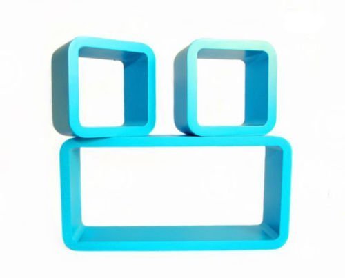 étagère murale Cube Lot de 3 Set Design Livres ...