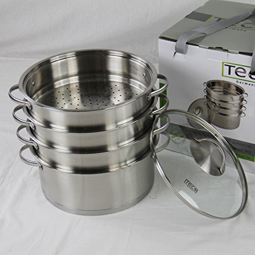 Tech 21 Faitout Vapeur - mantow Arka - mantov Arka - 28 cm - acier inoxydable - Neuf 4250895550029 (4250895550029)