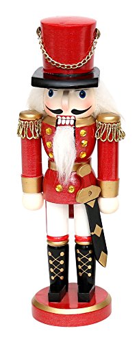 Dekohelden24 Modèle soldat casse-noix de qualité rouge-taille :  20 cm-pour un cadeau ou décorer tout le monde aime les sourires ! pour décoration de noël ou pour casser les noix et autres travaux de décoration footballeur construire sur drop down menu au choix code EAN 4250905111646 