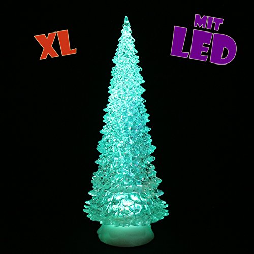 Superbe LED Sapin avec paillettes Tourbillon,